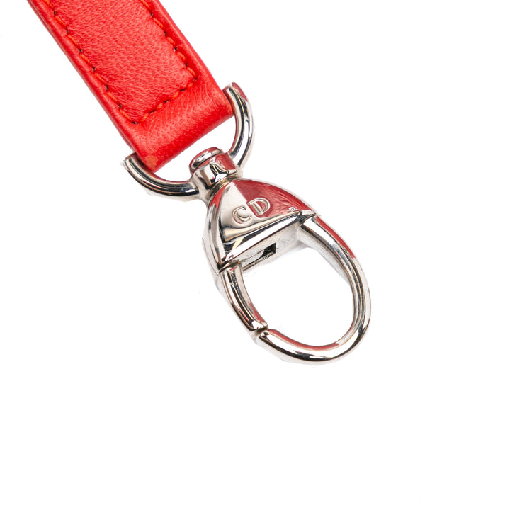 Medium Lambskin Cannage Lady Dior Red - Gaby Paris