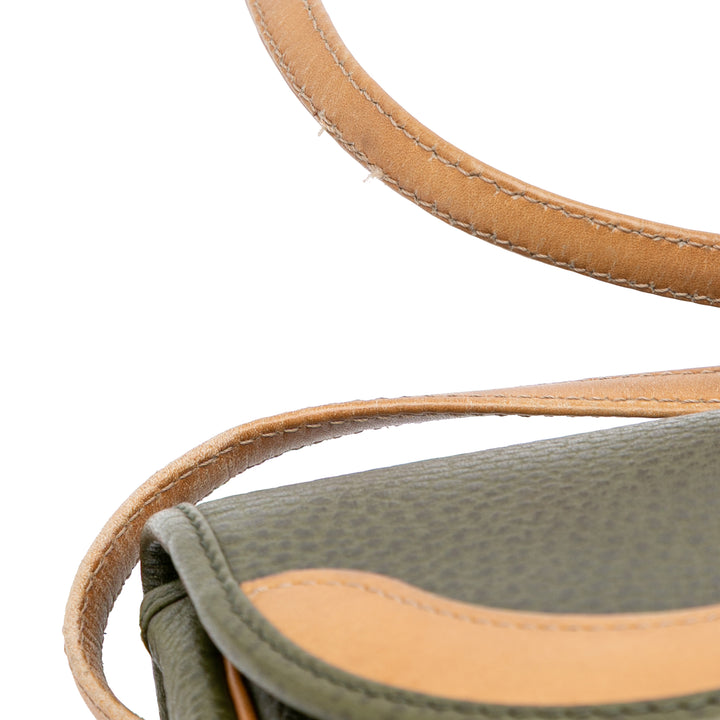Leather Crossbody Green - Gaby Paris