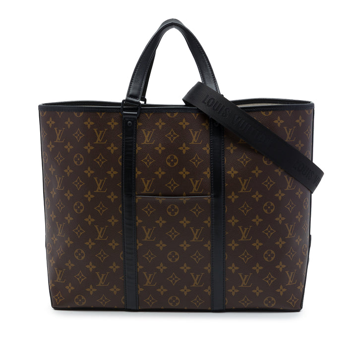 Macassar Weekend Cabas GM Monogram Noir