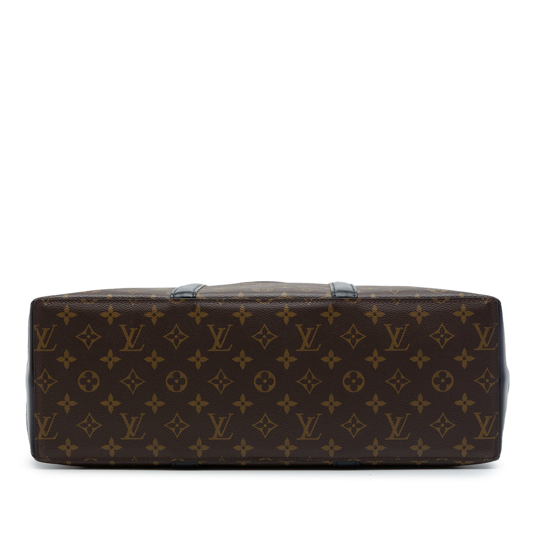 Macassar Weekend Cabas GM Monogram Noir