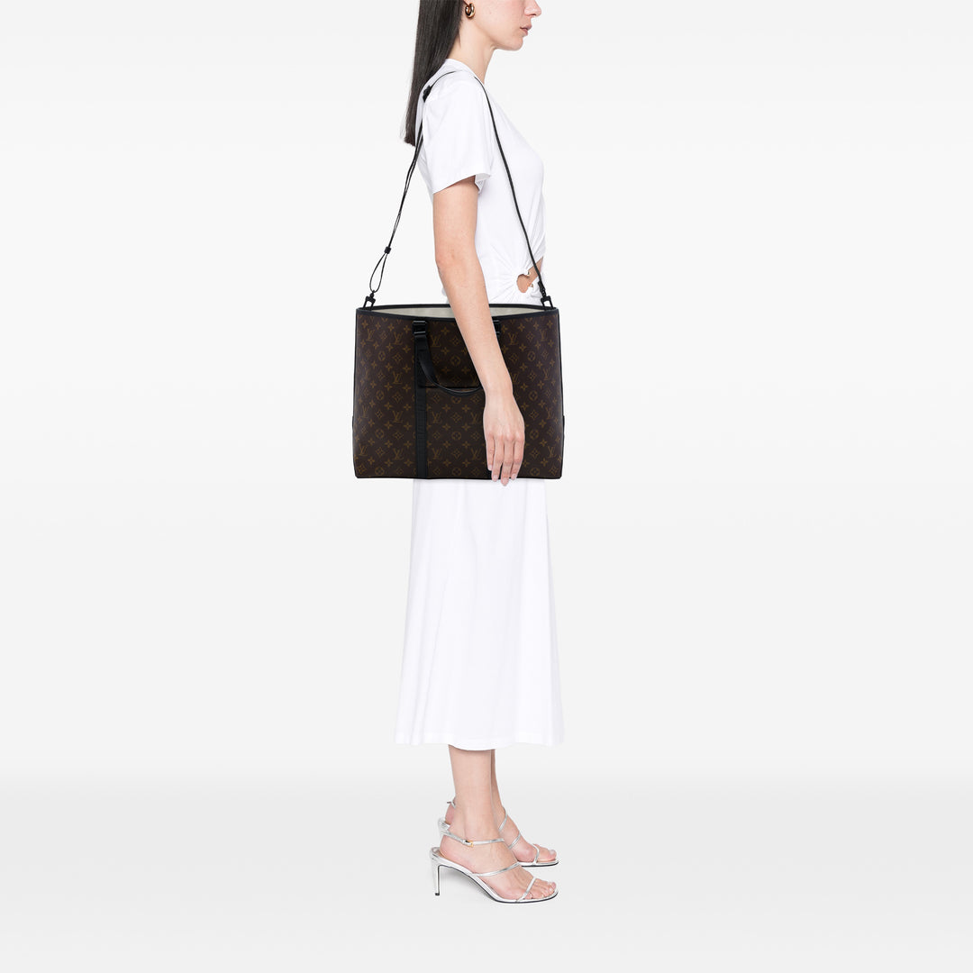 Macassar Weekend Cabas GM Monogram Noir