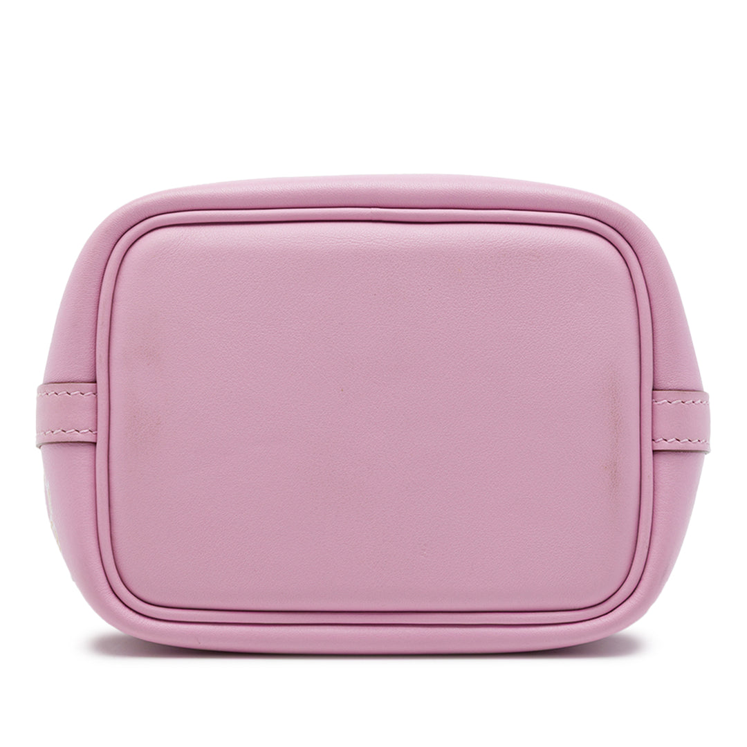 Hermès Lucky Daisy Picotin Lock 14 Micro Swift Rose – vue 3 – GABY PARIS