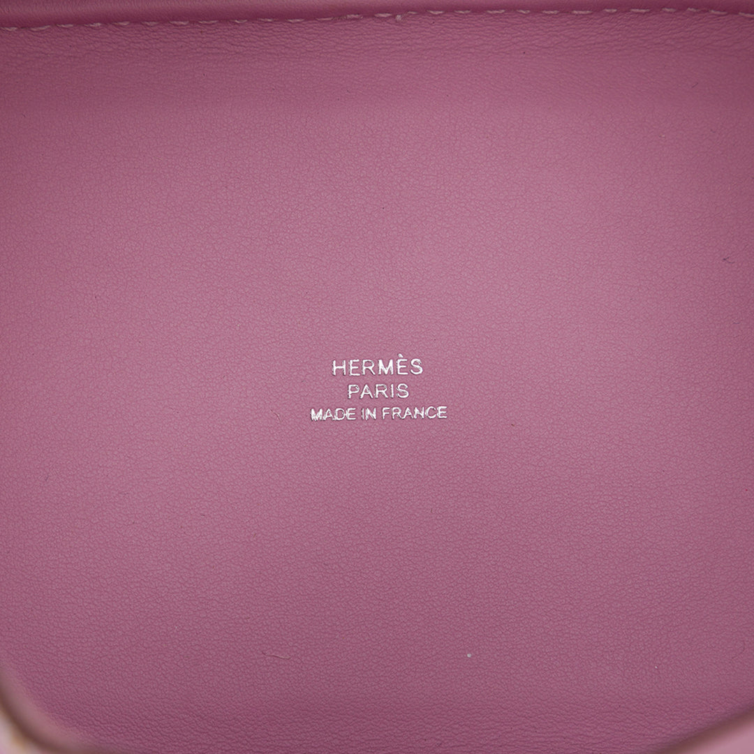 Hermès Lucky Daisy Picotin Lock 14 Micro Swift Rose – vue 5 – GABY PARIS