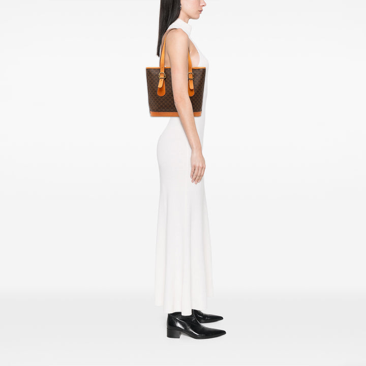 Celine Macadam Coated Toile Sac bandoulière