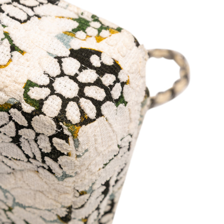 Chanel Medium Classic Chevron Tweed Floral Double rabat Blanc – GABY PARIS Authentique