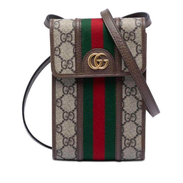 Gucci Mini GG Supreme Web Ophidia Sac porté croisé