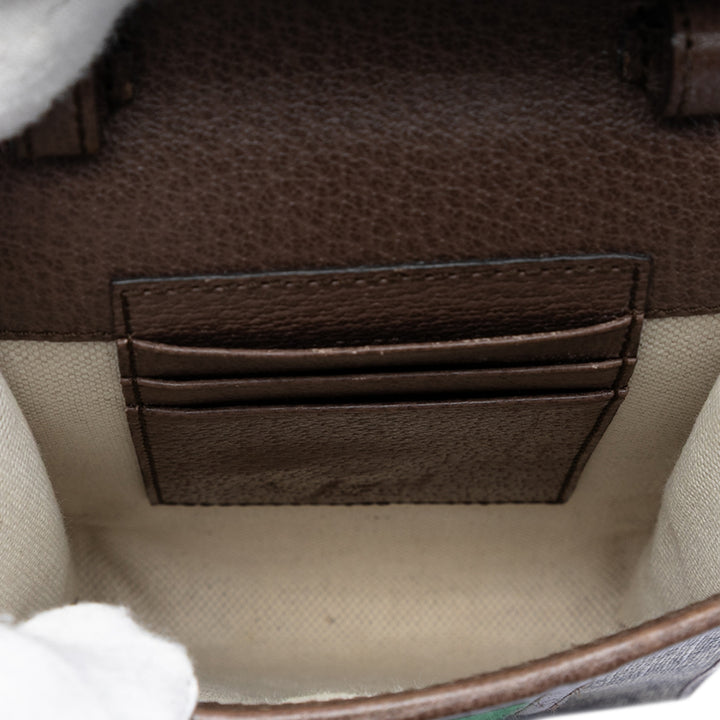 Gucci Mini GG Supreme Web Ophidia Sac porté croisé