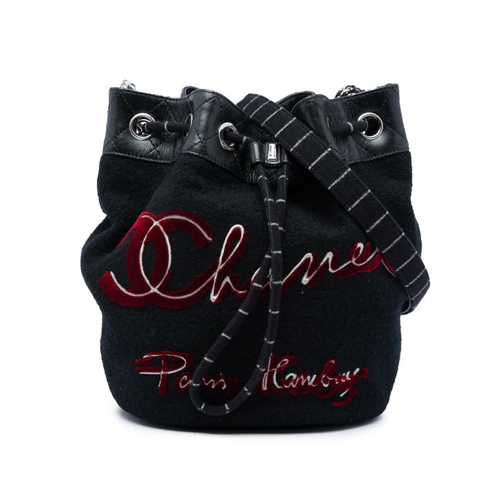 Chanel Paris Hamburg Sac seau Noir – vue principale – GABY PARIS