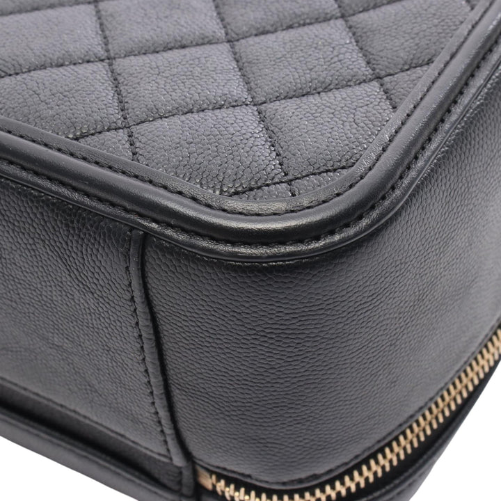 Chanel Large Caviar CC Filigree Vanity