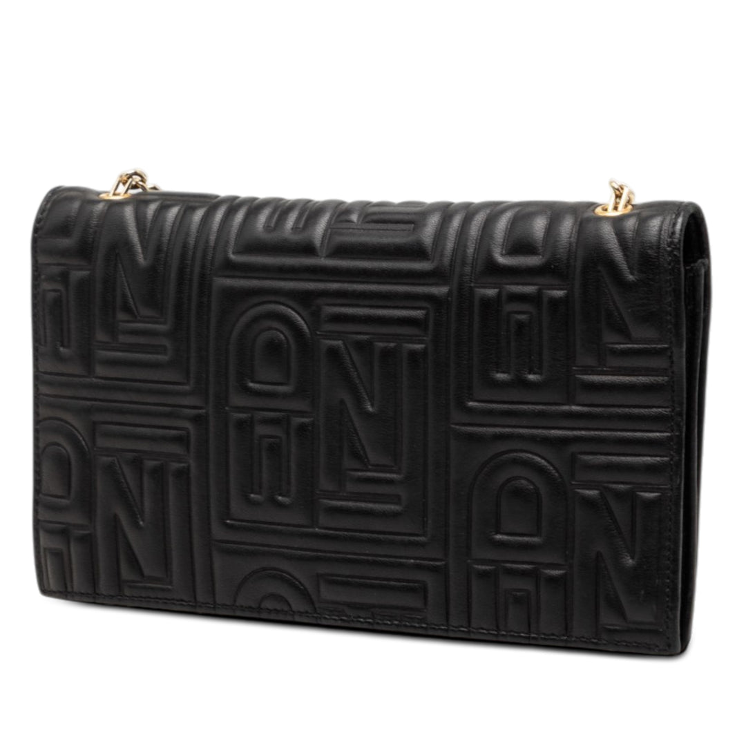 Fendi embossé Nappa Logo Chain Pochette