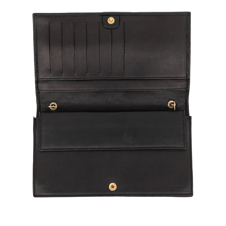 Fendi embossé Nappa Logo Chain Pochette