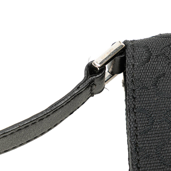 C Macadam Canvas Shoulder Bag Black - Gaby Paris