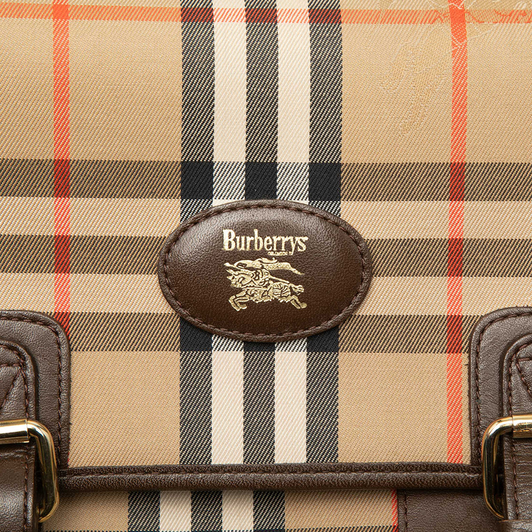 Burberry Porte-documents Haymarket Check Business Beige – vue 5 – GABY PARIS