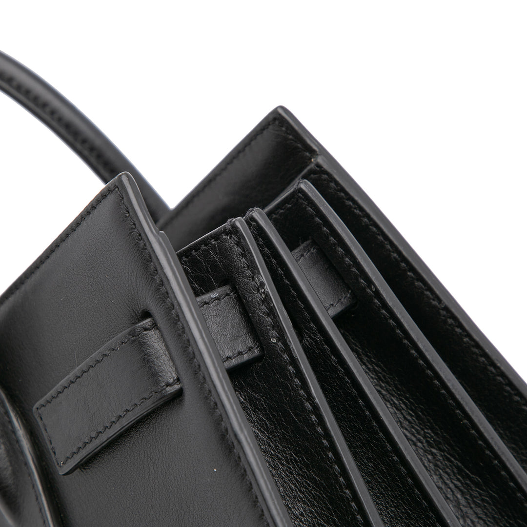 Saint Laurent Baby Cuir Patch Embellished Sac De Jour Sac cartable