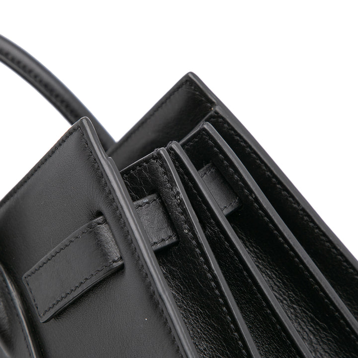 Saint Laurent Baby Cuir Patch Embellished Sac De Jour Sac cartable