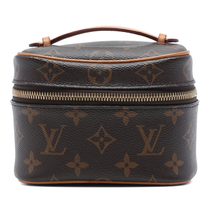 Louis Vuitton Nice Vanity Nano Monogram Marron – vue principale – GABY PARIS