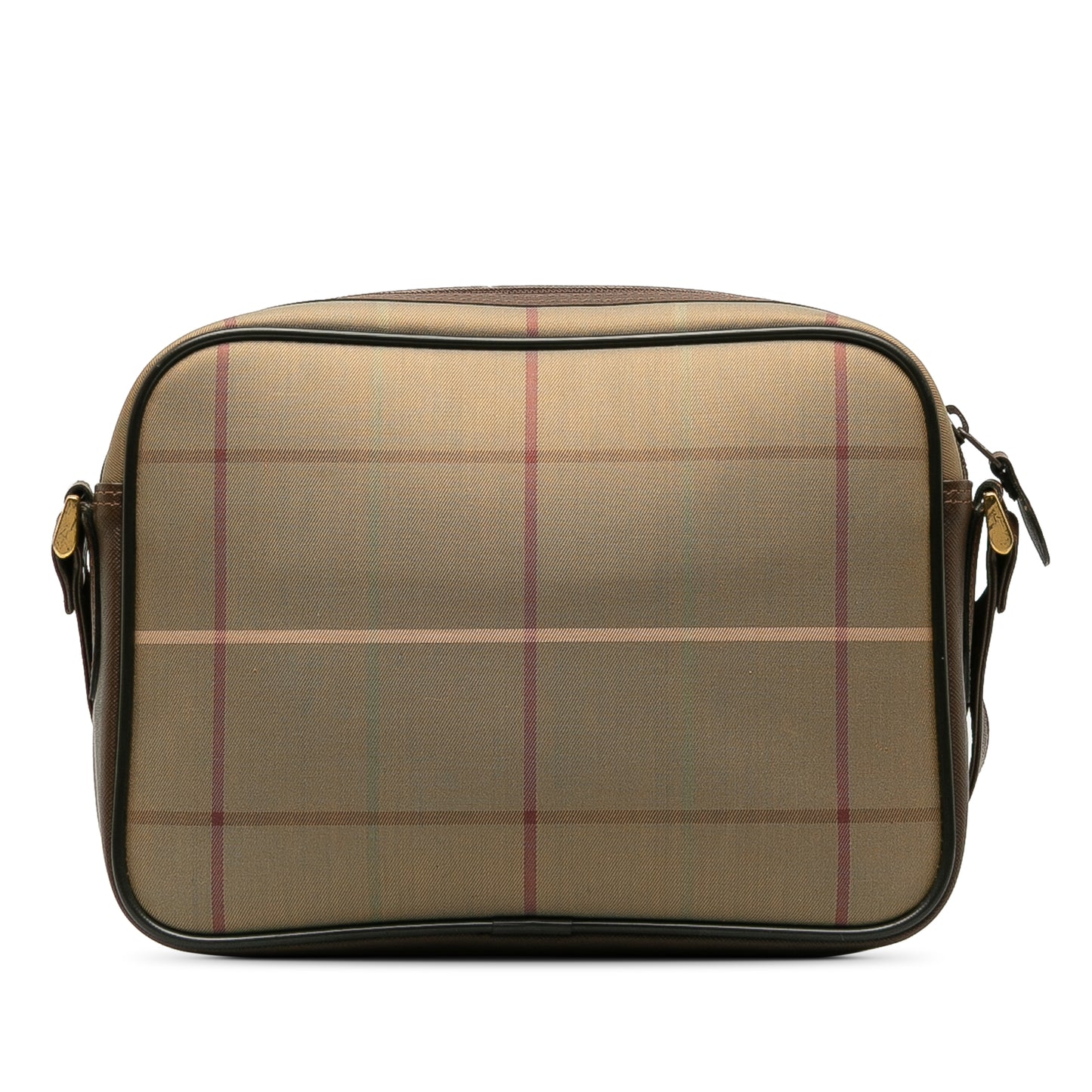Vintage Check Crossbody Bag Brown - Gaby Paris