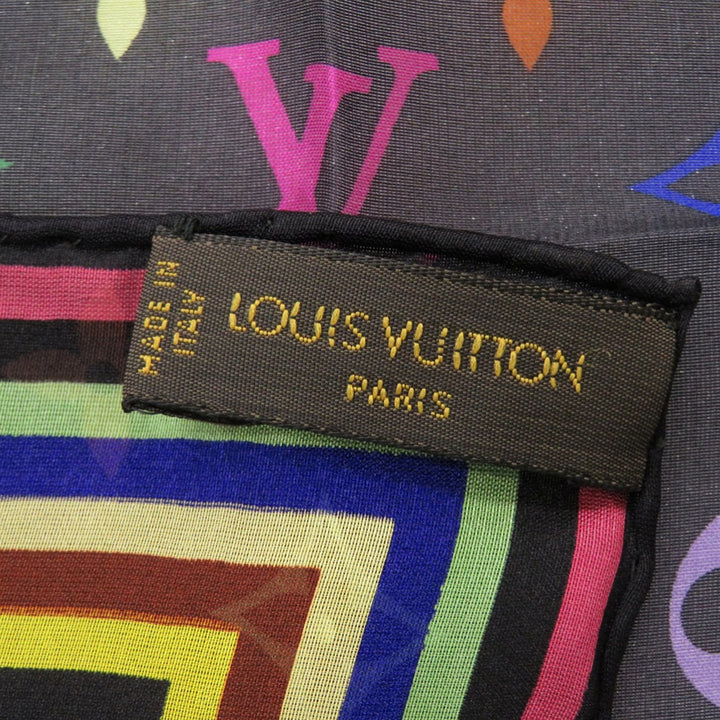 Louis Vuitton Takashi Murakami Monogram Multicolor Soie Handkerchief