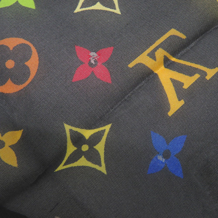 Louis Vuitton Takashi Murakami Monogram Multicolor Soie Handkerchief