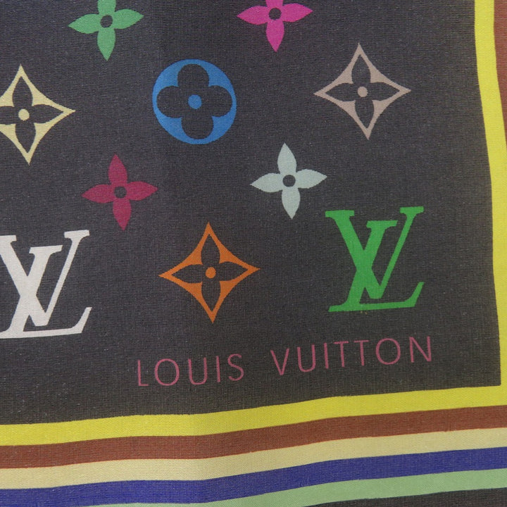 Louis Vuitton Takashi Murakami Monogram Multicolor Soie Handkerchief
