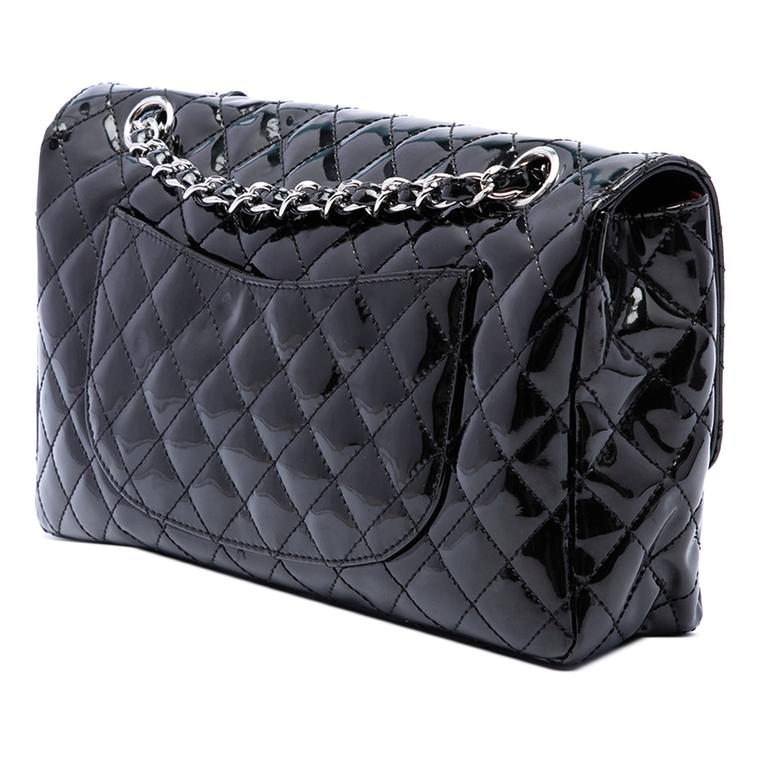Chanel Matelassé Secret Label à rabat Moyen Noir – vue 2 – GABY PARIS