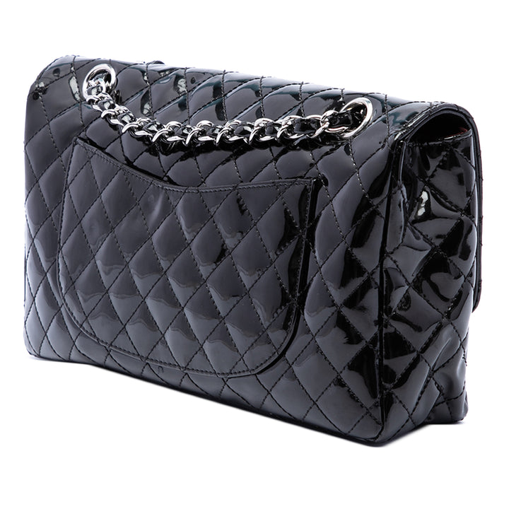 Chanel Matelassé Secret Label à rabat Moyen Noir – vue 2 – GABY PARIS