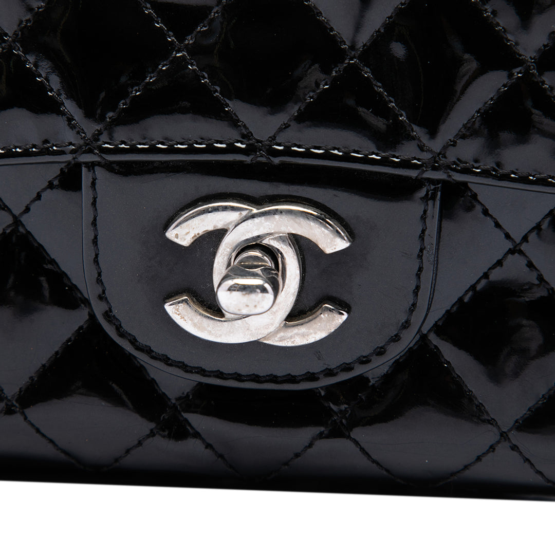 Chanel Matelassé Secret Label à rabat Moyen Noir – vue 5 – GABY PARIS