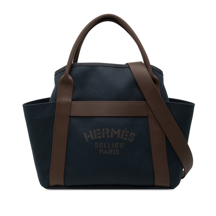 Hermès Toile Sac de Pansage Grooming Sac