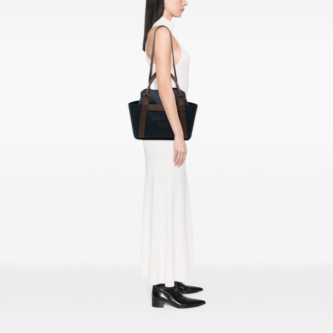 Hermès Toile Sac de Pansage Grooming Sac