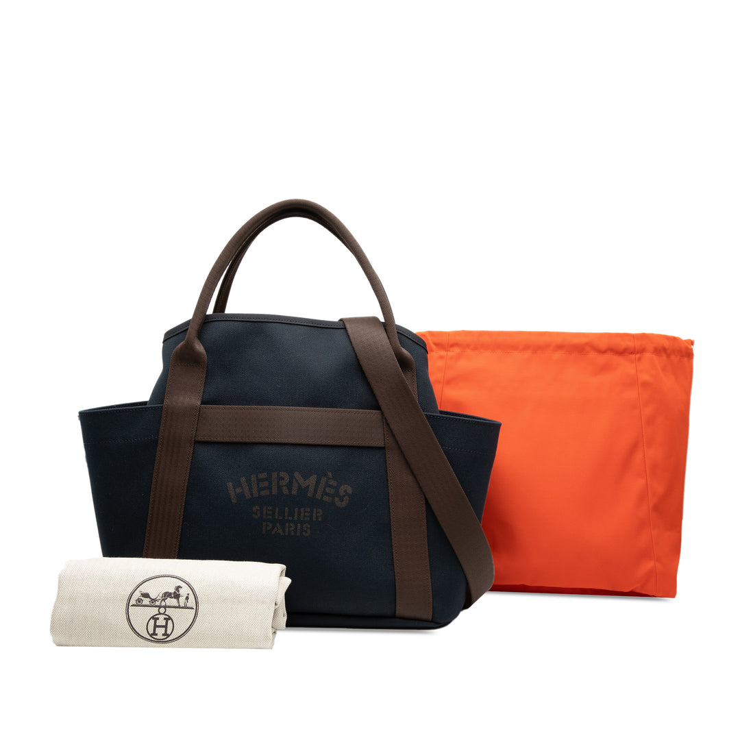 Hermès Toile Sac de Pansage Grooming Sac