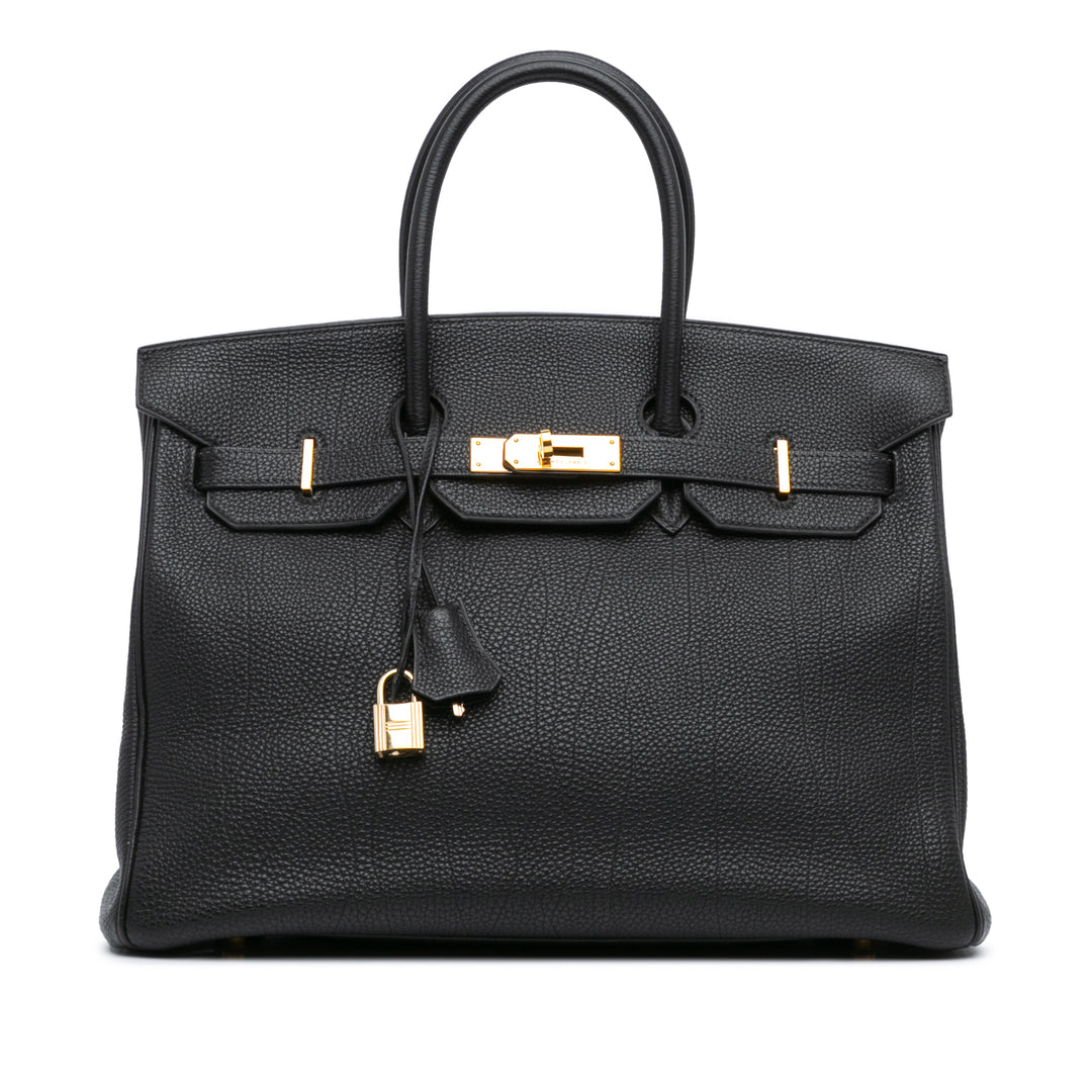 Togo Birkin Retourne 35 Black - Gaby Paris