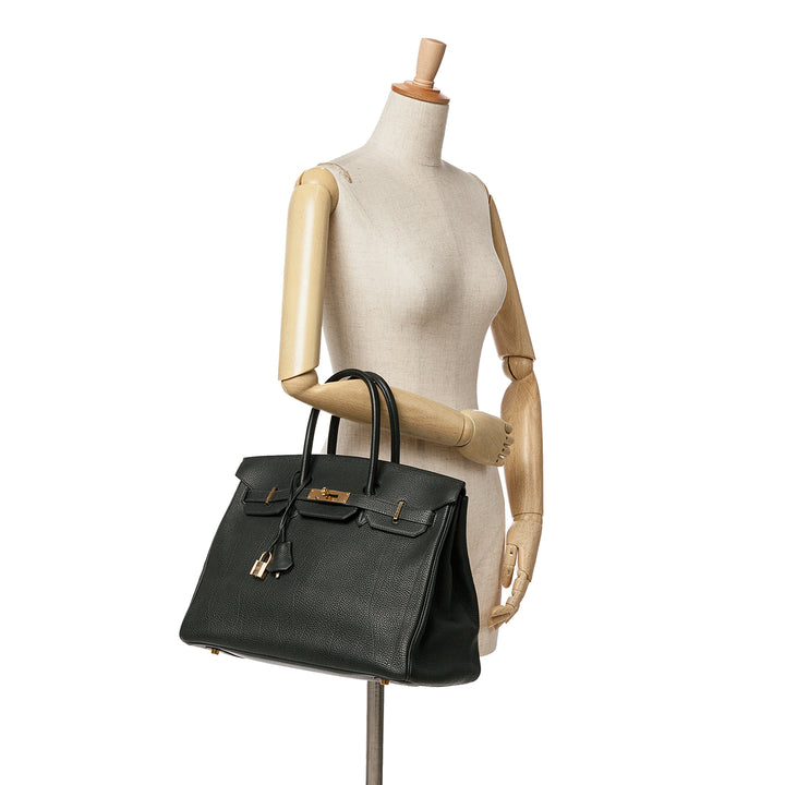 Togo Birkin Retourne 35 Black - Gaby Paris