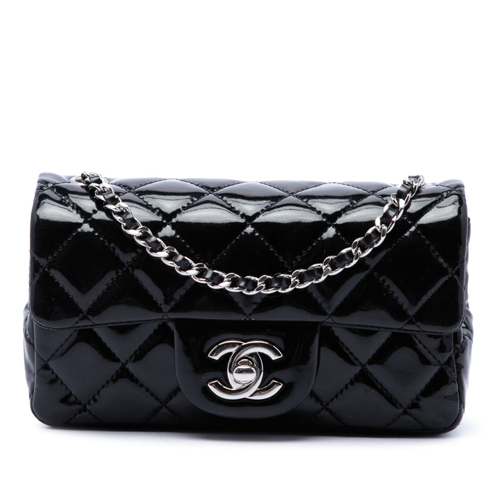 Classic Rectangulaire Rabat simple Extra Mini Noir