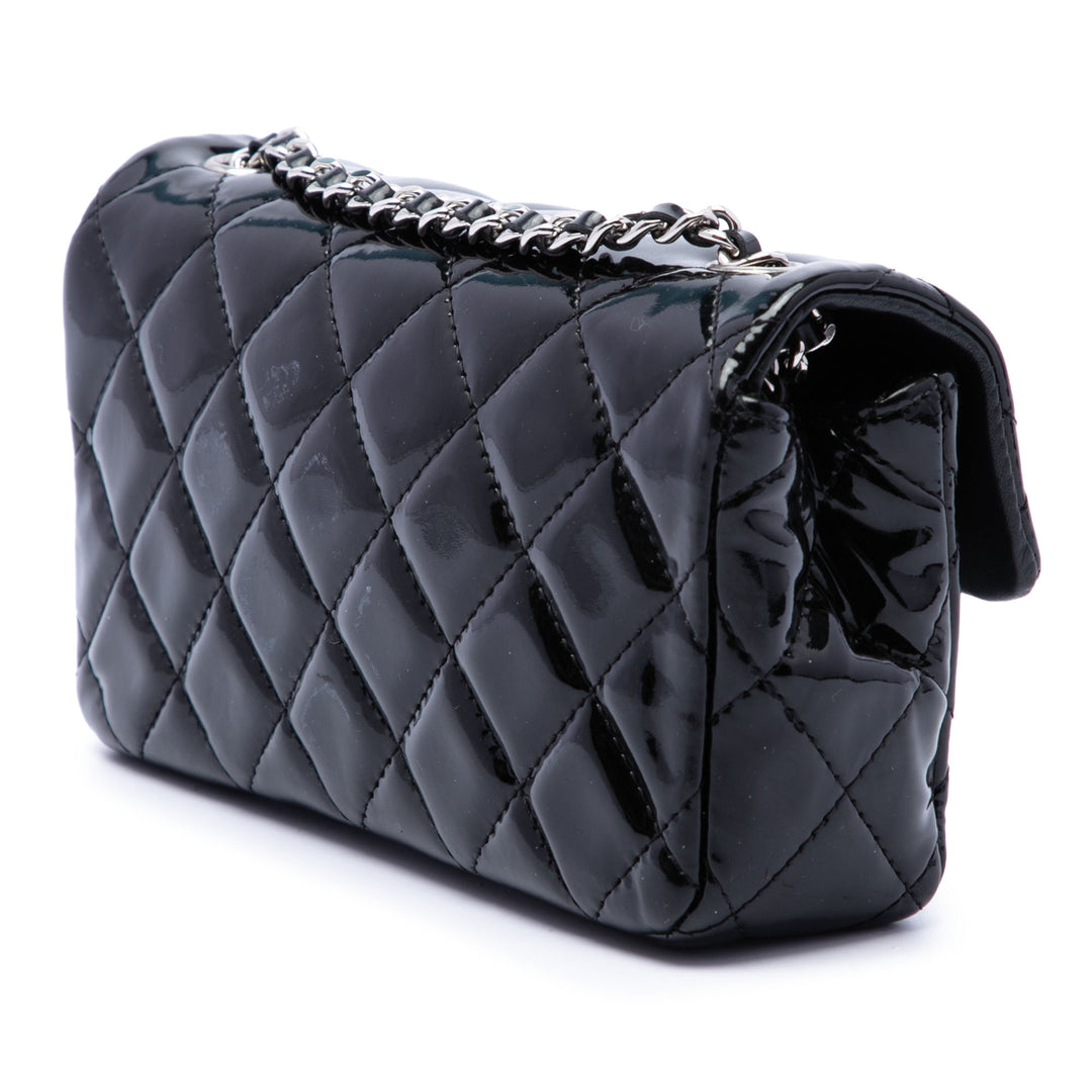 Classic Rectangulaire Rabat simple Extra Mini Noir