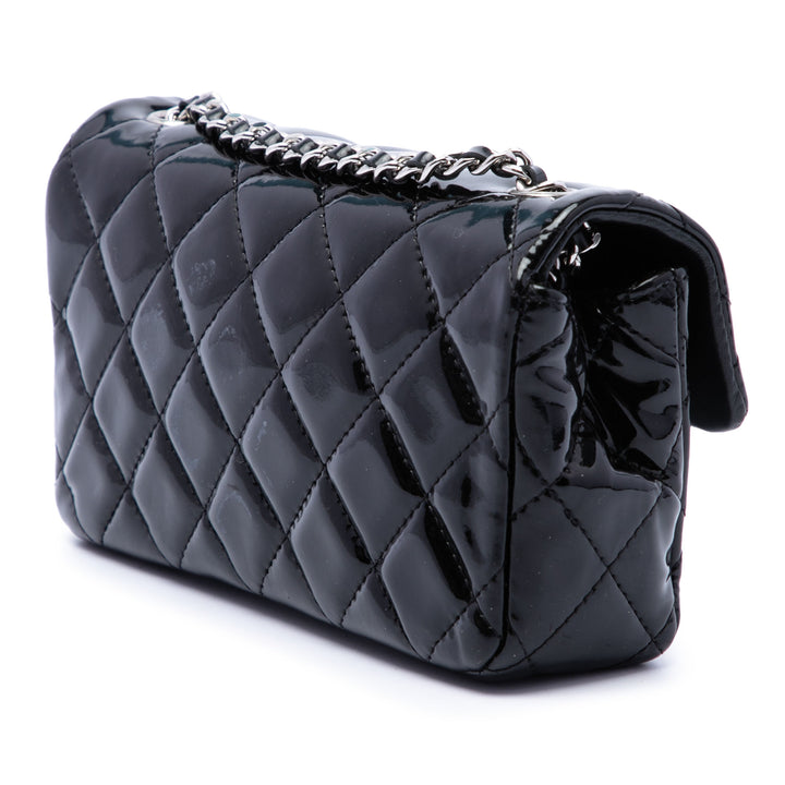 Classic Rectangulaire Rabat simple Extra Mini Noir