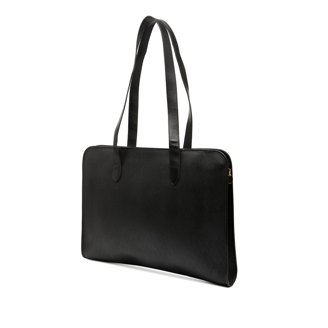 Dior Honeycomb Coated Toile Cabas Noir – GABY PARIS Authentique