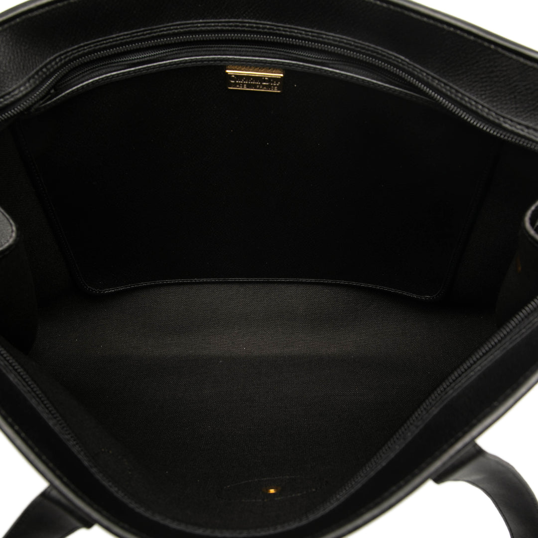 Dior Honeycomb Coated Toile Cabas Noir – GABY PARIS Authentique