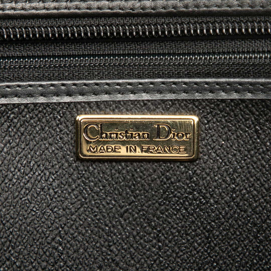 Dior Honeycomb Coated Toile Cabas Noir – GABY PARIS Authentique