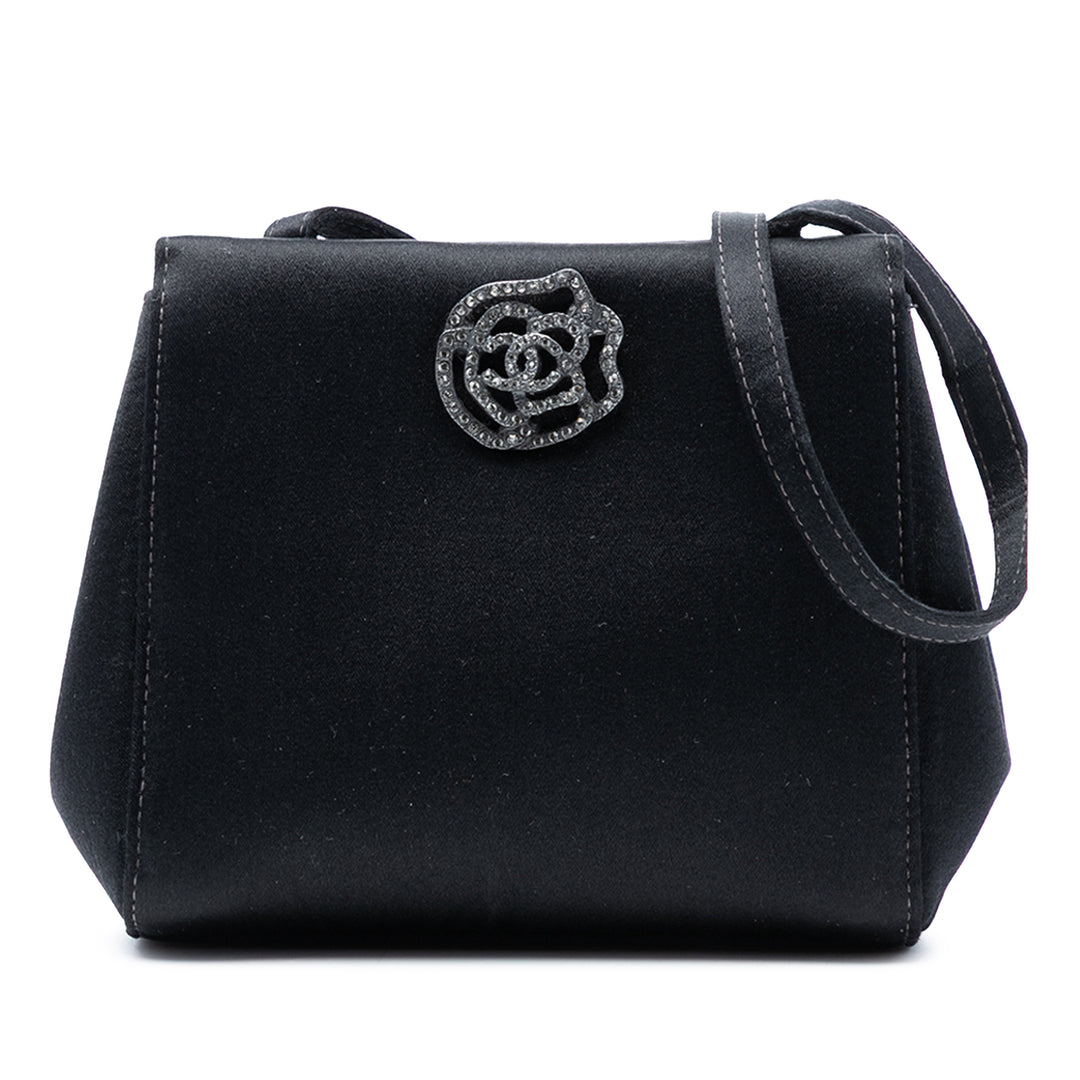 Chanel Satin Camellia Evening Sac