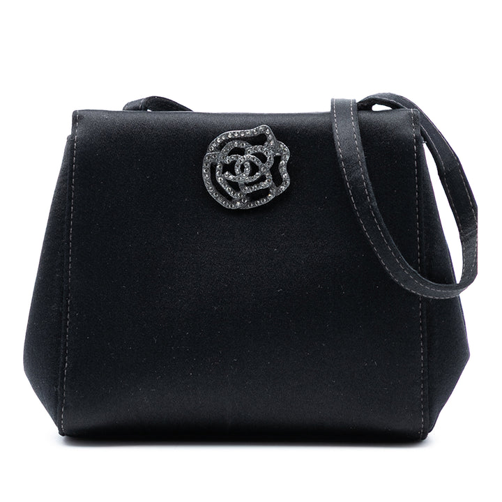 Chanel Satin Camellia Evening Sac