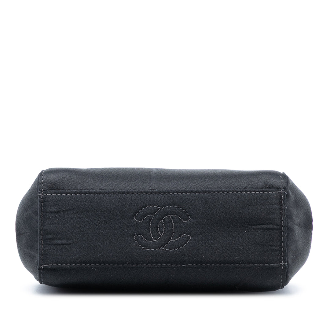 Chanel Satin Camellia Evening Sac