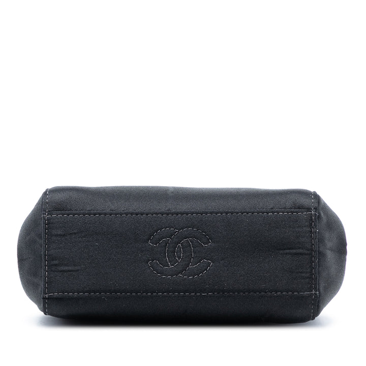 Chanel Satin Camellia Evening Sac