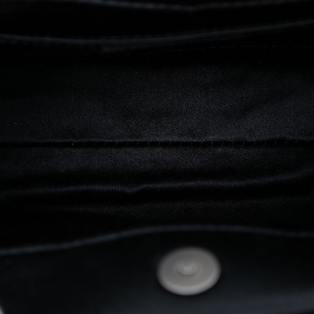 Chanel Satin Camellia Evening Sac
