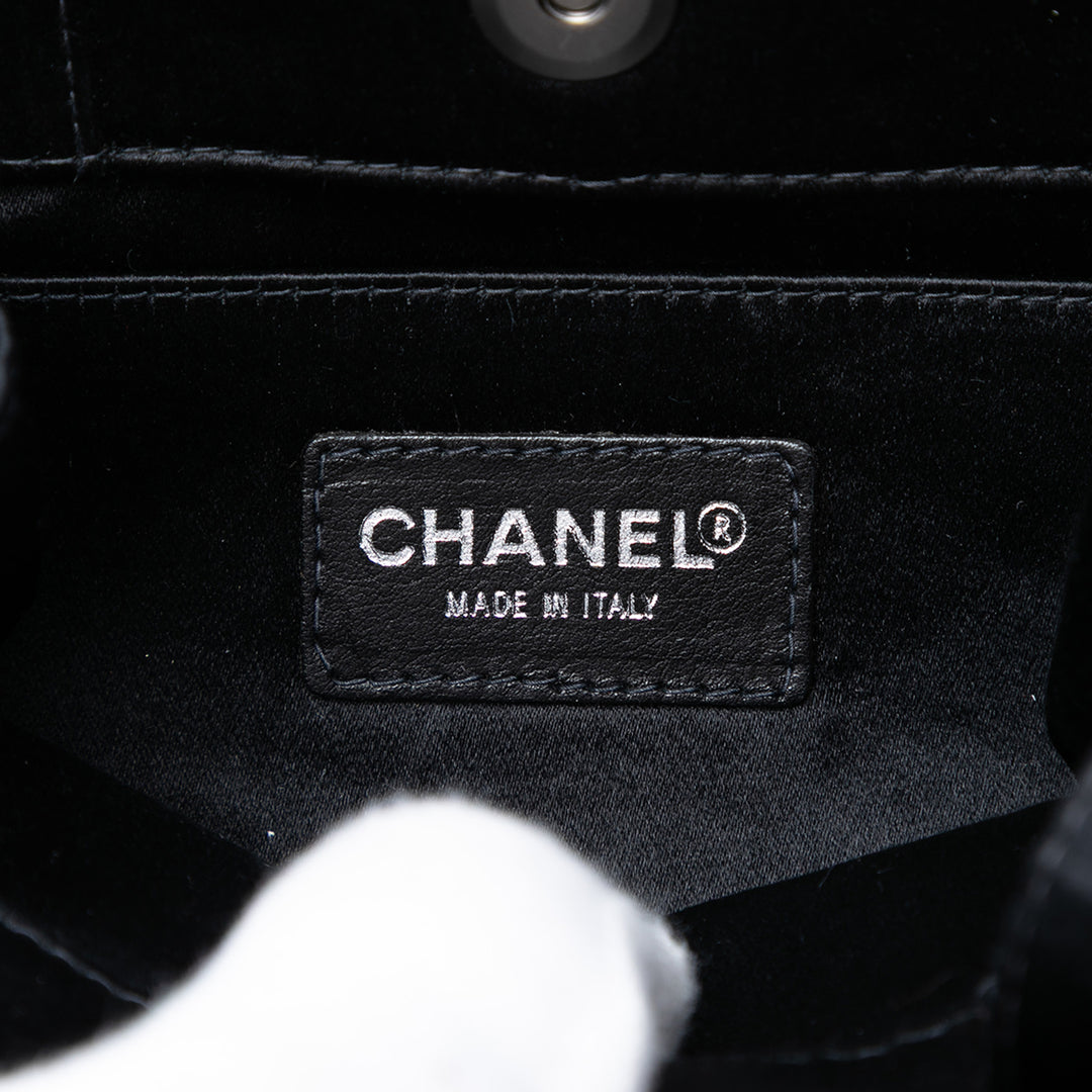 Chanel Satin Camellia Evening Sac