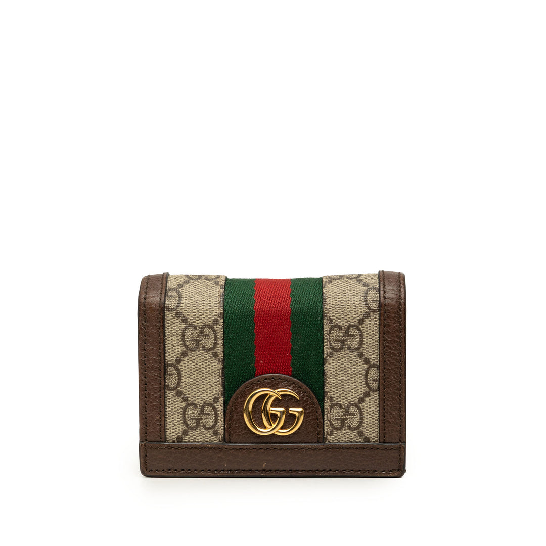 Gucci Web Ophidia Portefeuille Petit Toile GG Supreme