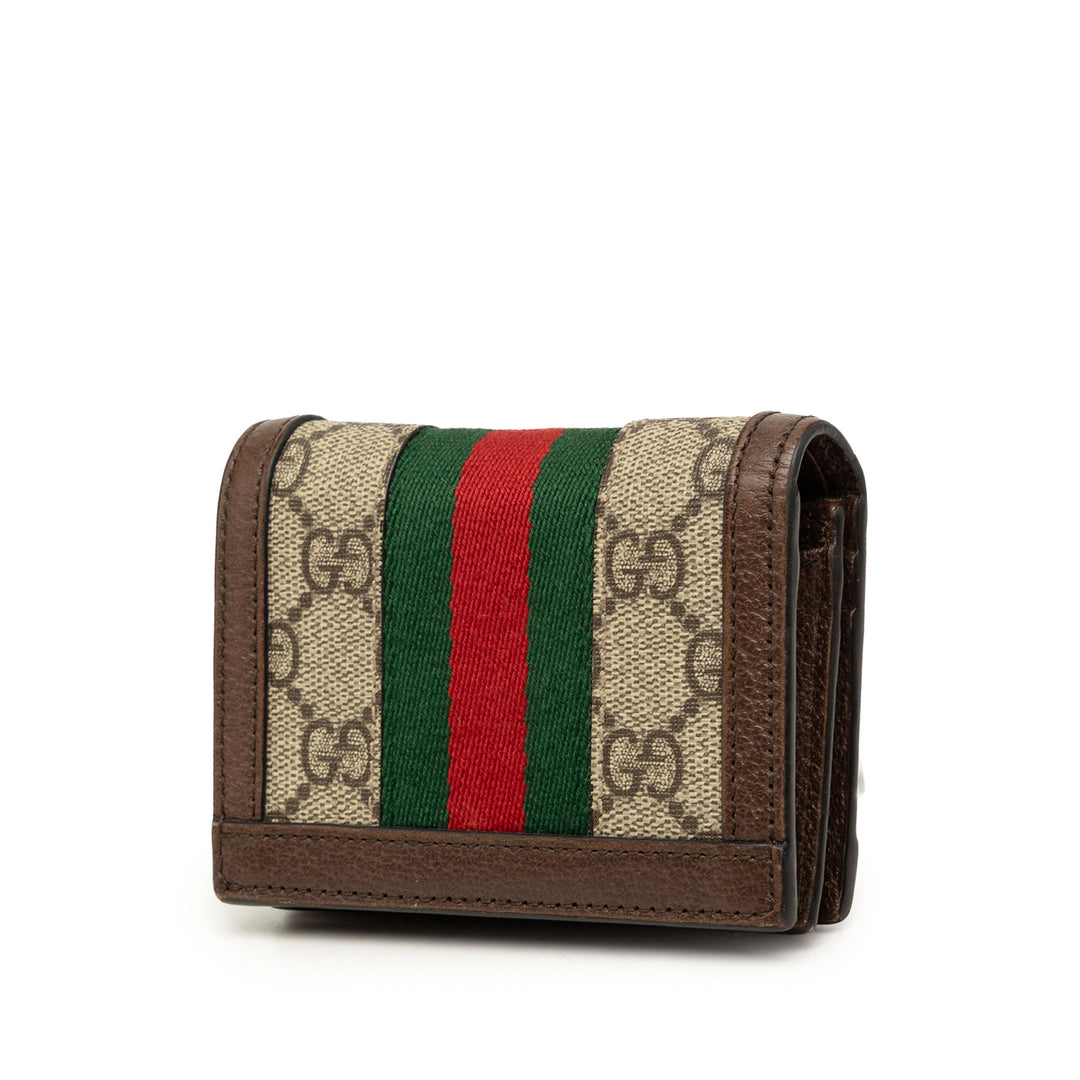 Gucci Web Ophidia Portefeuille Petit Toile GG Supreme