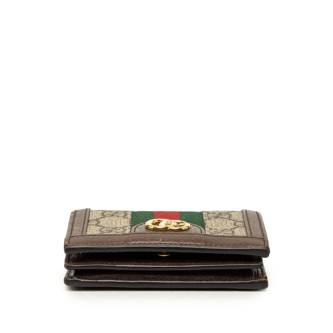 Gucci Web Ophidia Portefeuille Petit Toile GG Supreme