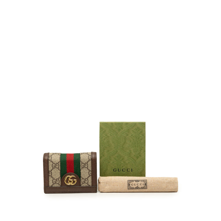 Gucci Web Ophidia Portefeuille Petit Toile GG Supreme