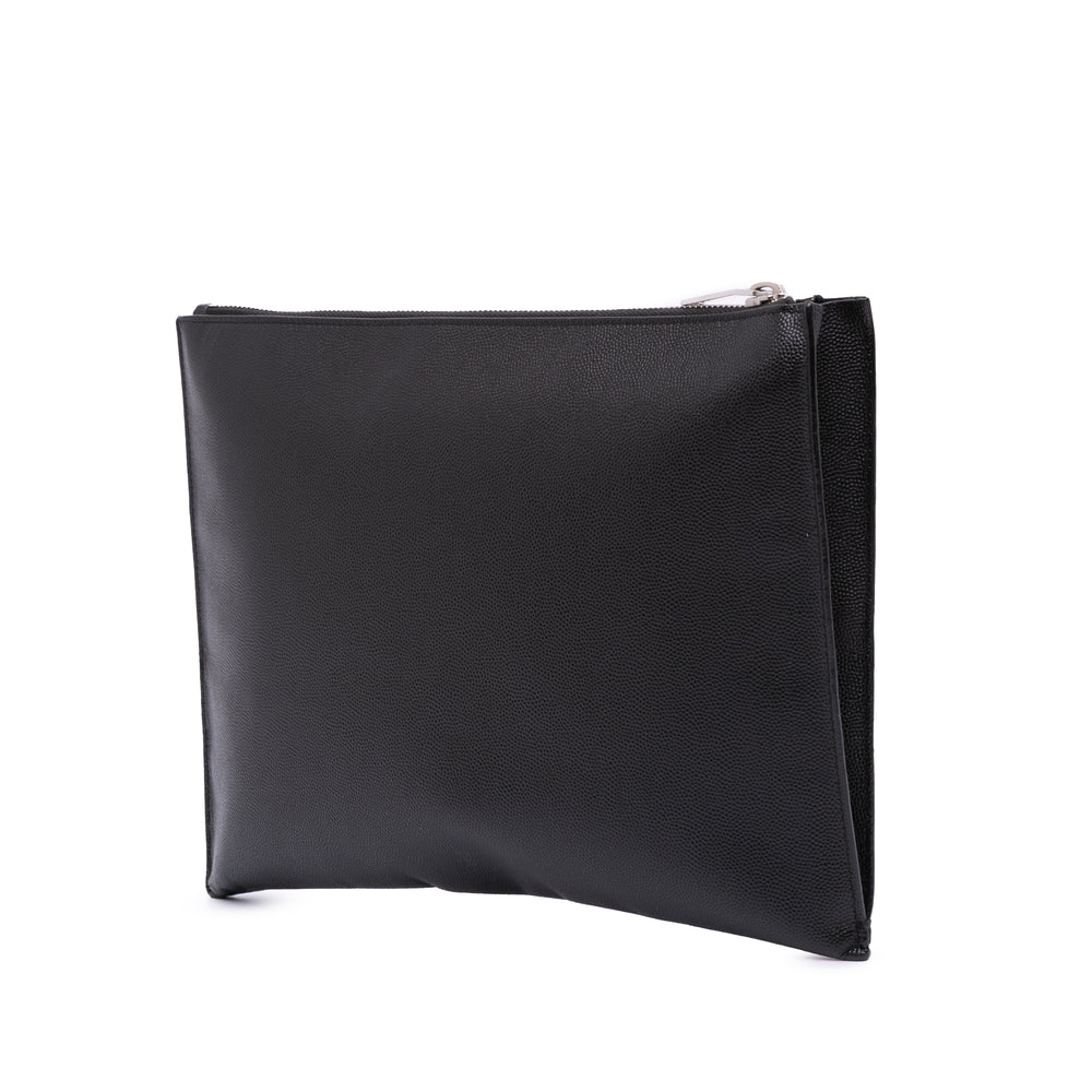 Grain De Poudre Zipped Tablet Holder Black - Gaby Paris