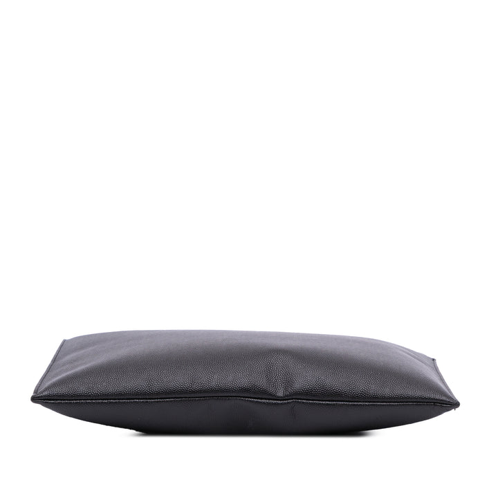 Grain De Poudre Zipped Tablet Holder Black - Gaby Paris